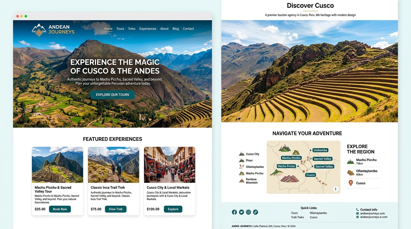 Atrae viajeros a Cusco con una web que combina tradición y modernidad