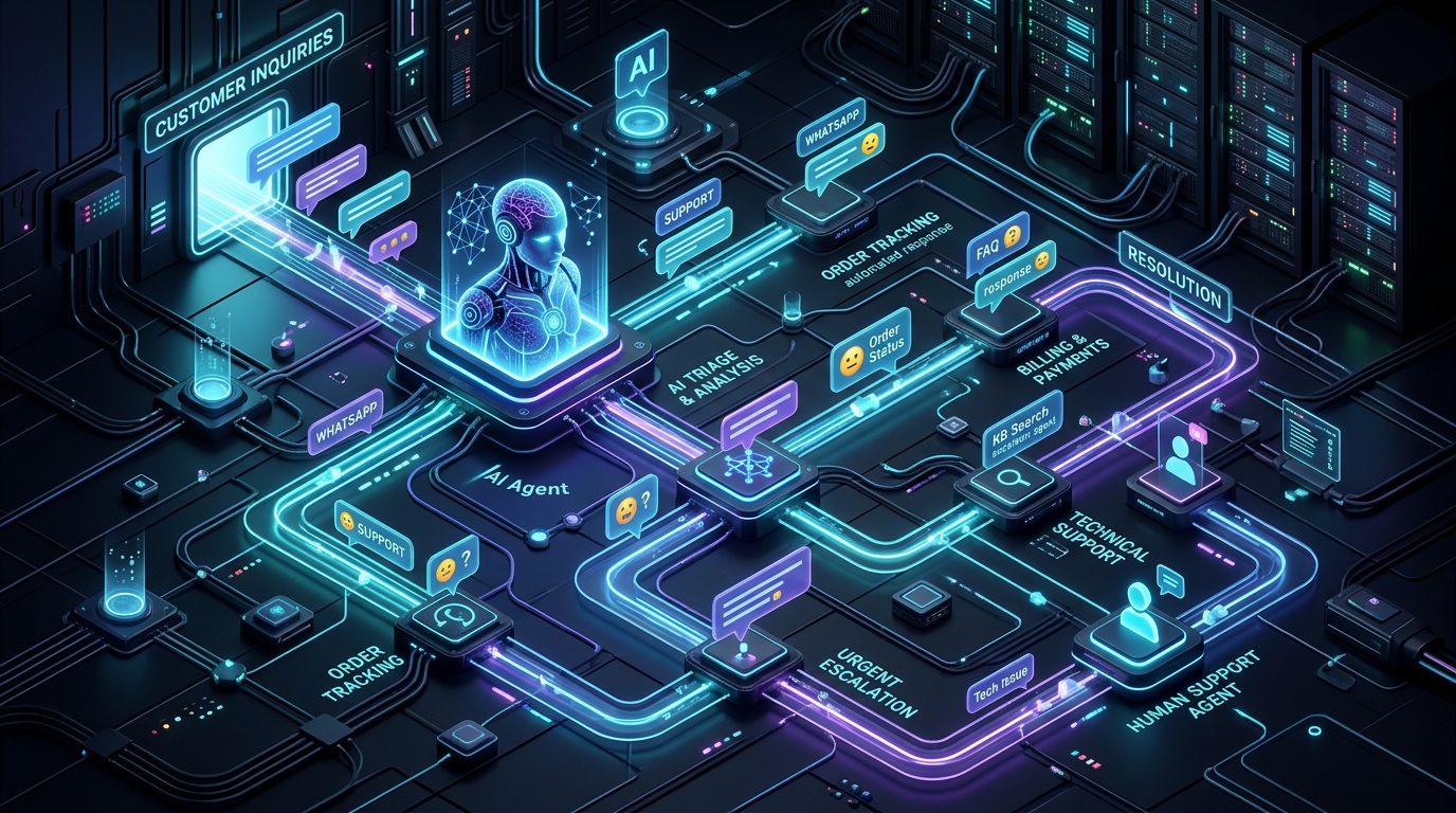 Agentes de Inteligencia Artificial con RAG y LangChain para Soporte al Cliente en WhatsApp con N8N