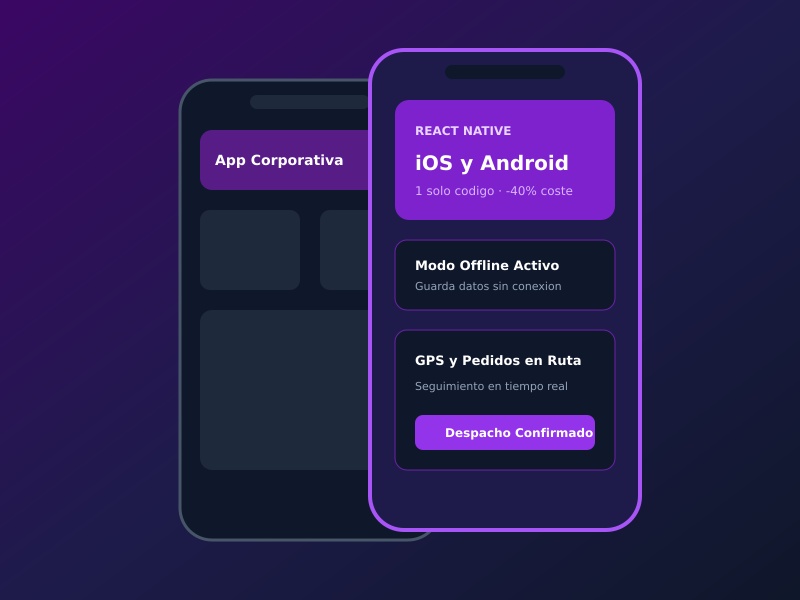 Desarrollo de aplicaciones móviles iOS y Android con React Native