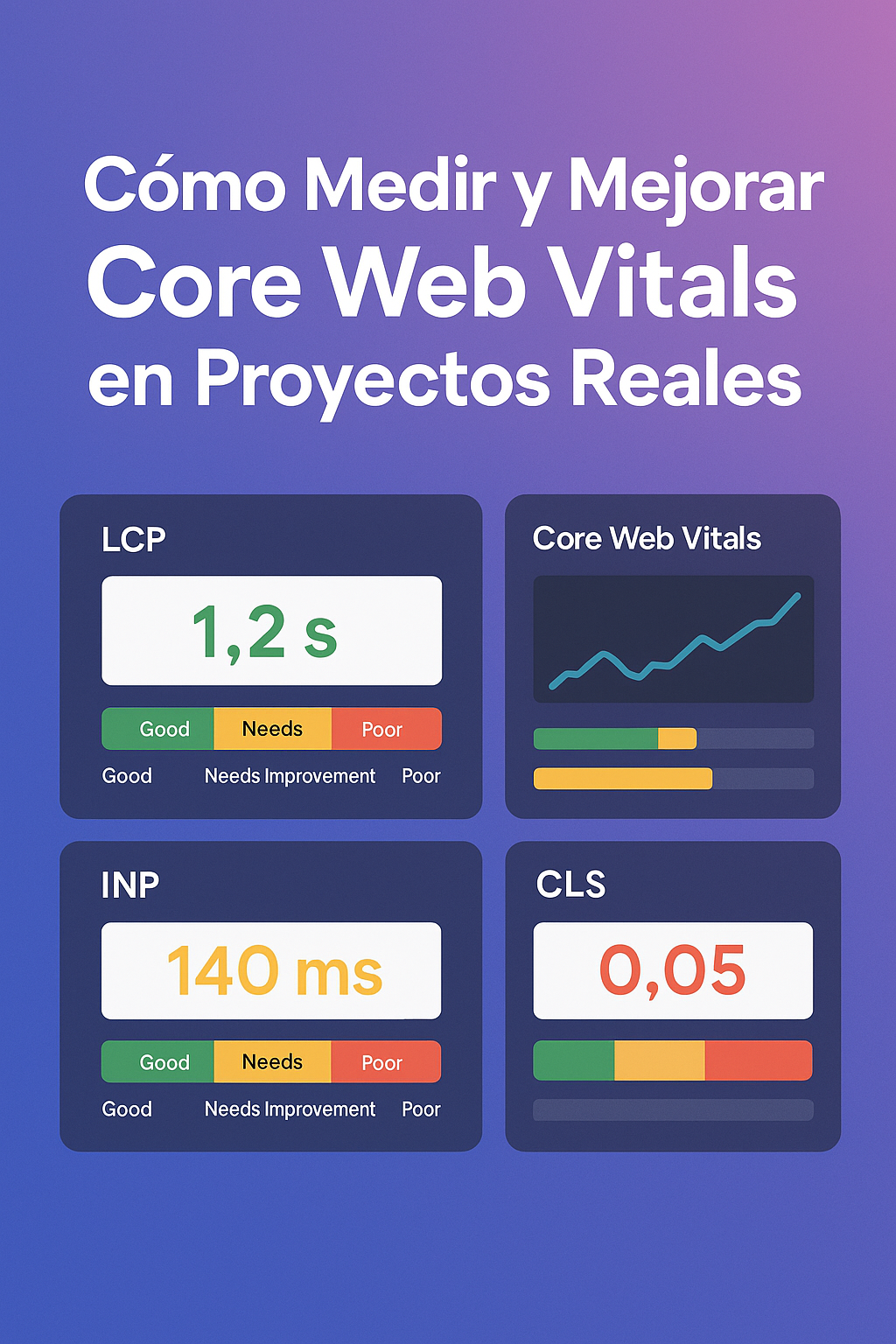 Como medir y mejorar Core Web Vitals en proyectos reales