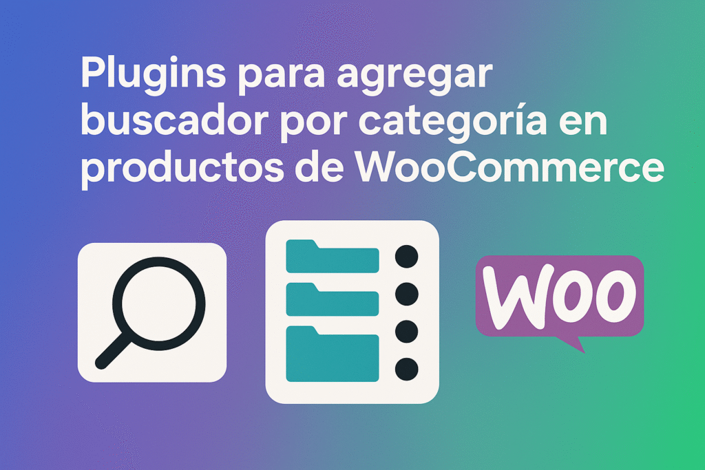 Plugins para agregar buscador por catregoria en productos de woocommerce